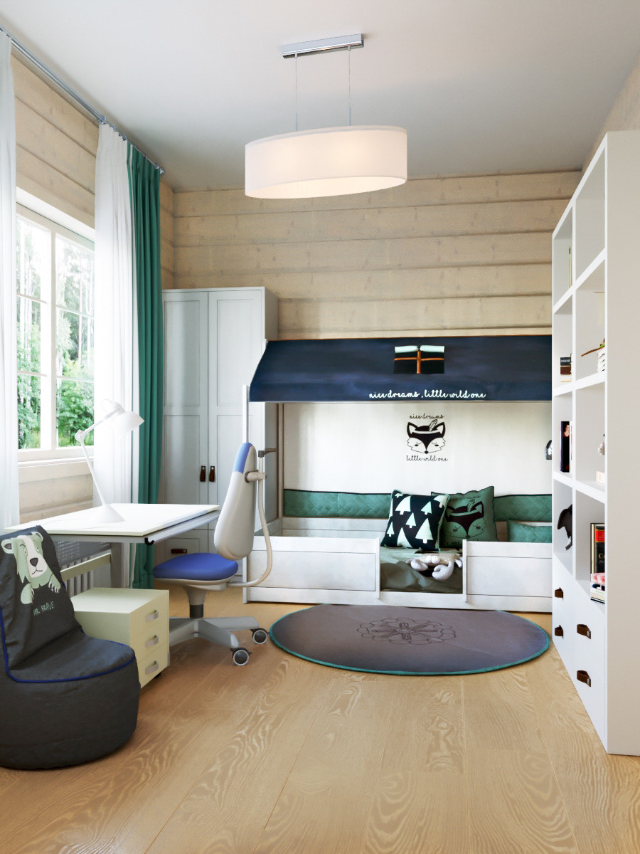 Проект интерьеров дома под Петербургом