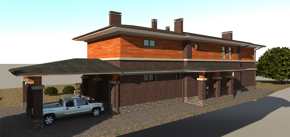 Дом в стиле Райта