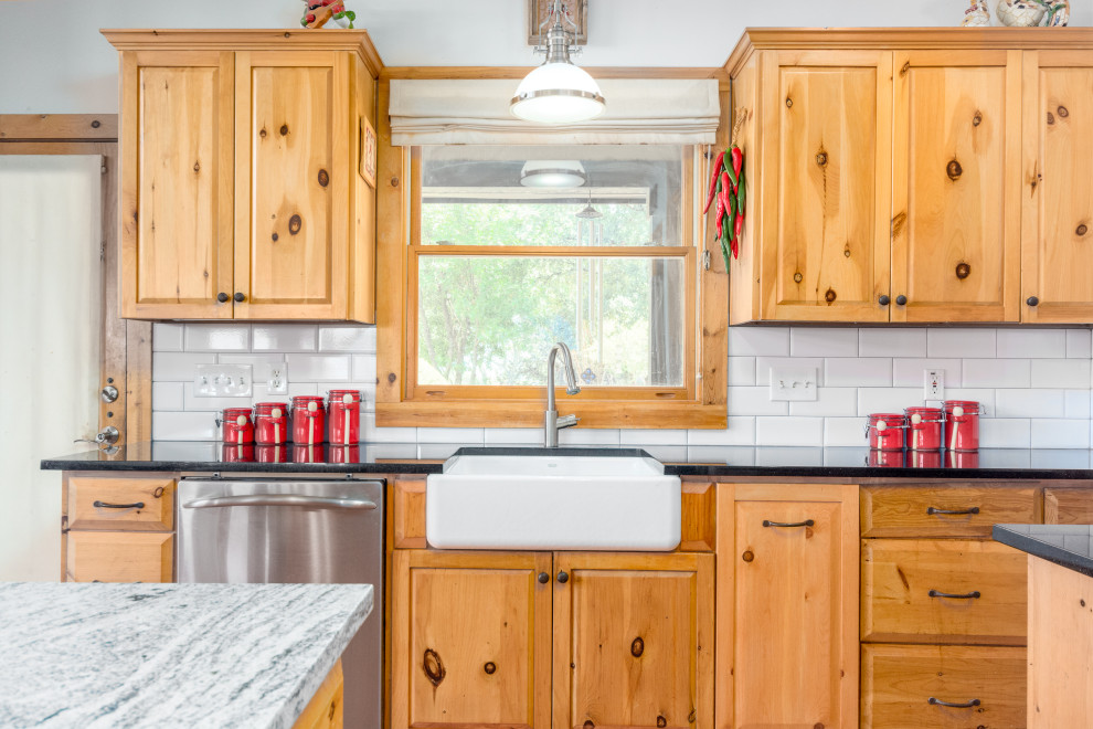 Example of a southwest kitchen design in Austin