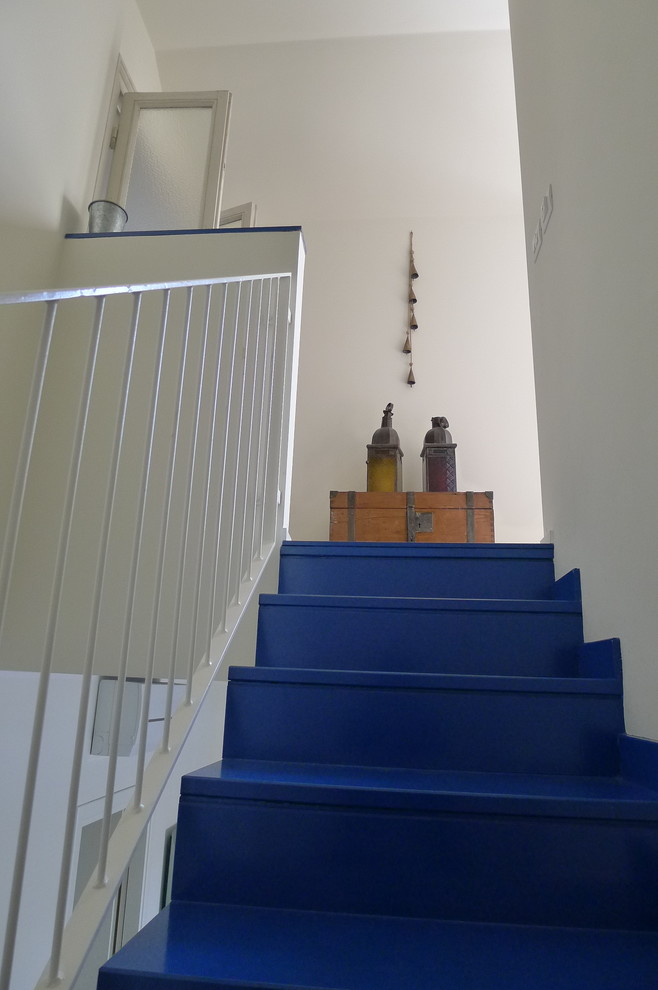 This is an example of an eclectic staircase in Milan.