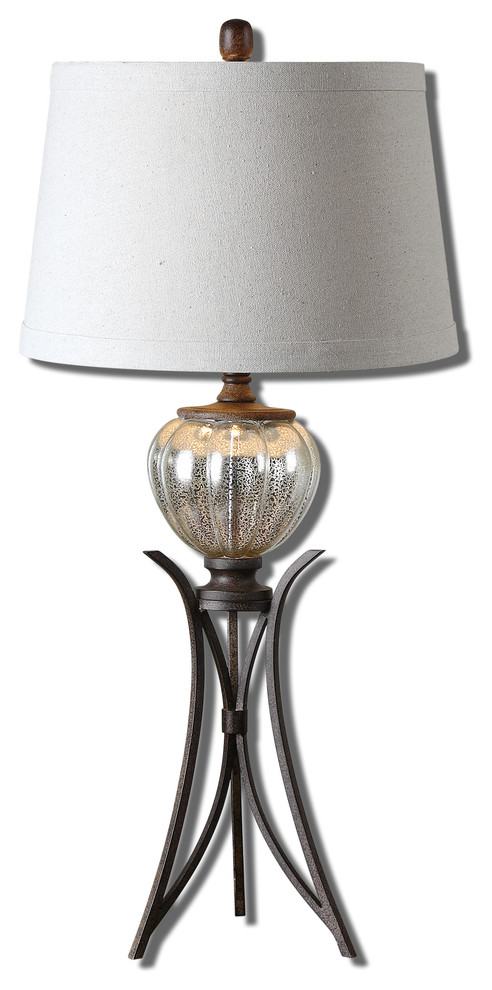 Uttermost Cebrario Mercury Glass Table Lamp