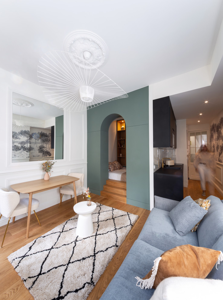 Exemple d'un salon tendance.