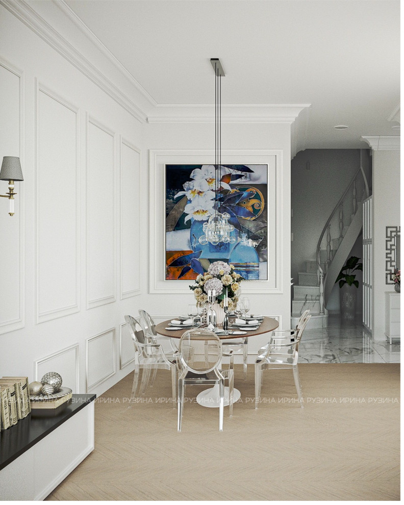 двухэтажный дом современная классика