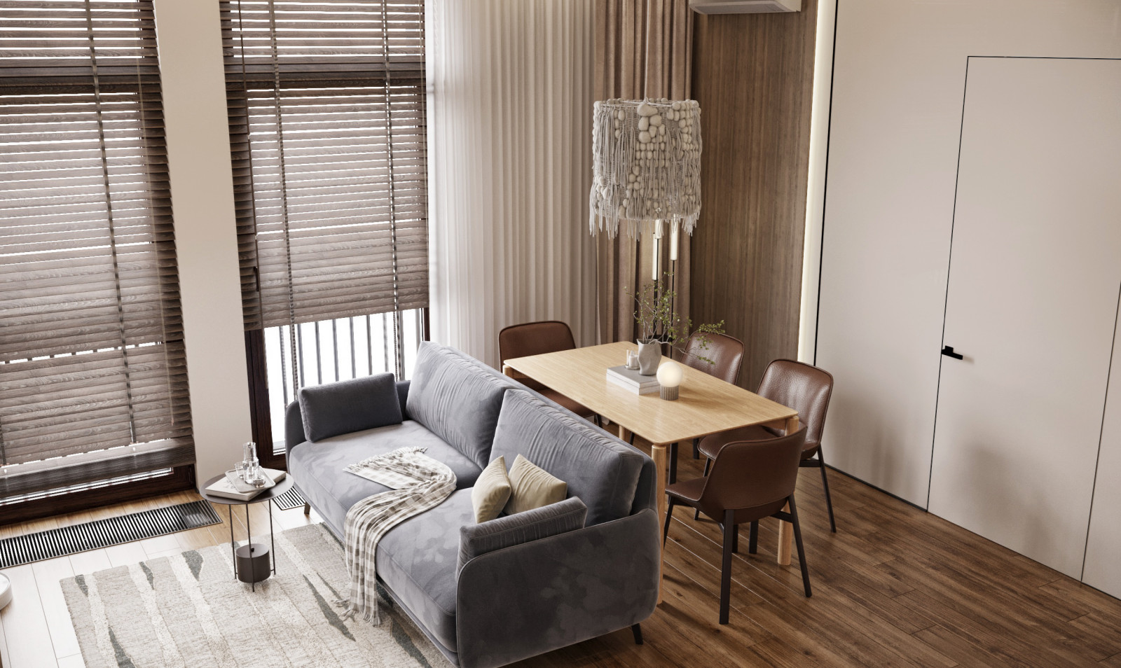 Проект двухкомнатной квартиры 72 м²