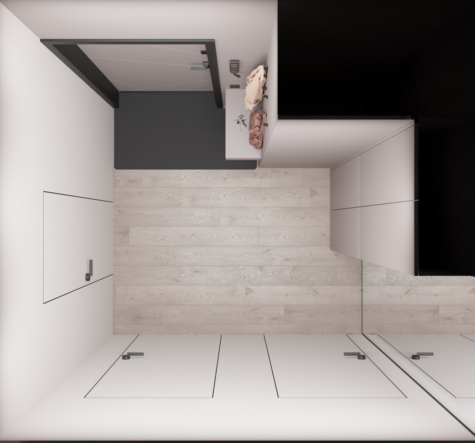 Стильная прихожая в маленькой квартире