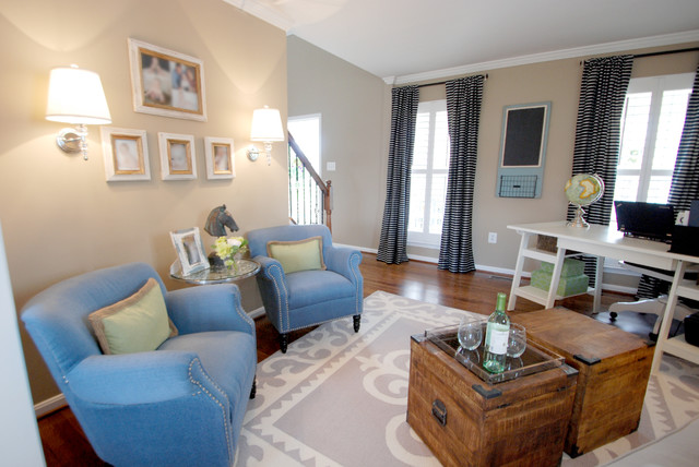 Home Office Formal Living Room This Is An Example Of A Clic Home Office And Library In Dc Metro