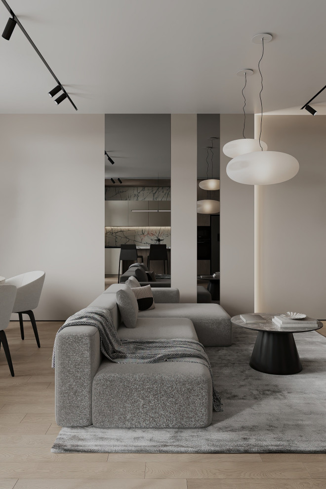 Дизайн и ремонт квартиры в ЖК Шуваловский Prima - Чёрно-белая магия