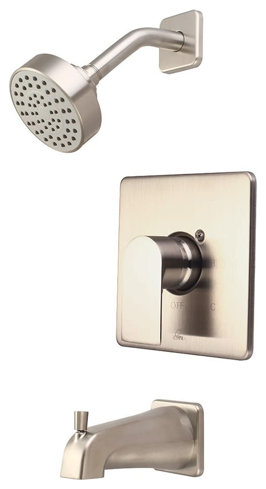 Pioneer Faucets T-23910 i4 Tub and Shower Trim Package - Brushed Nickel