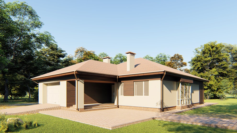 Одноэтажный жилой дом