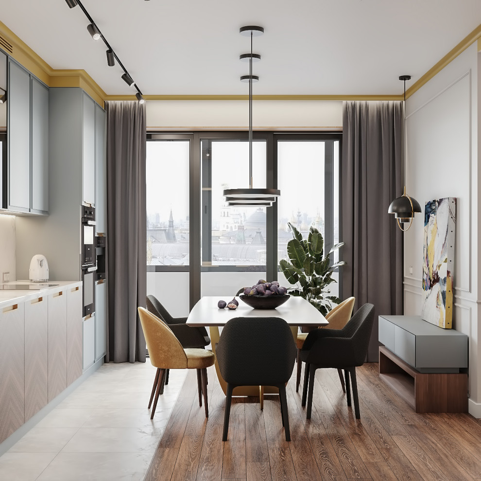 Кухня-гостиная проект "Вкус инжира"