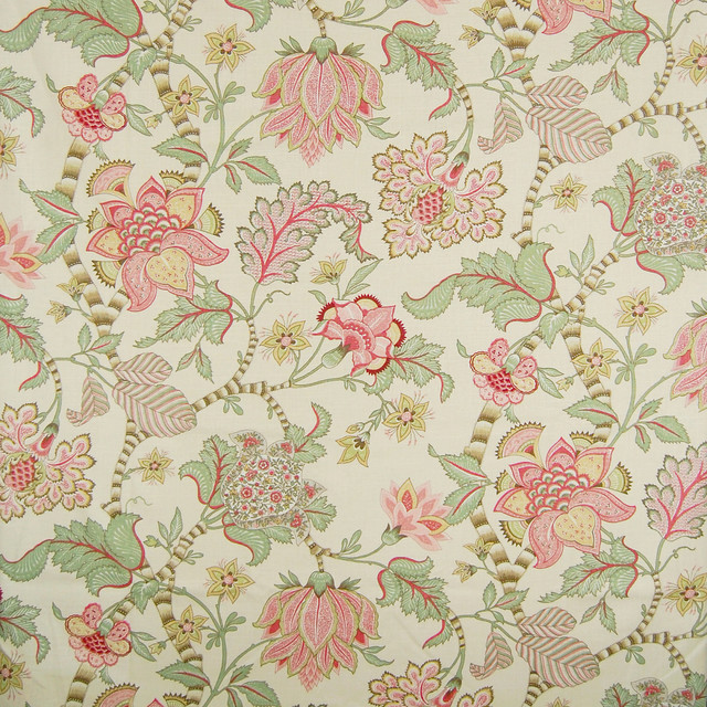 english cream pink floral made in usa linen upholstery fabric english cream pink floral made in usa linen upholstery fabric