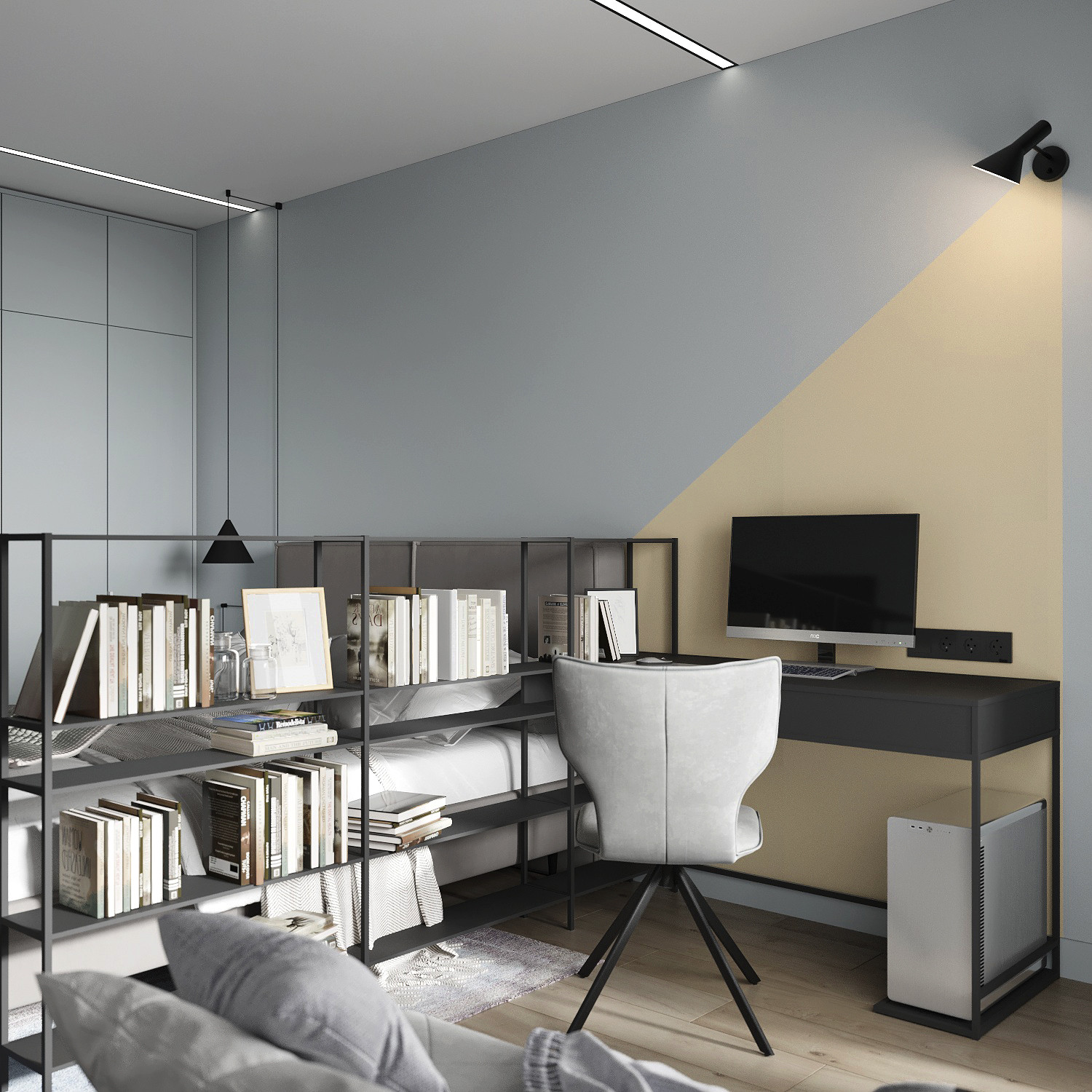 Простые формы в однушке 35 м2