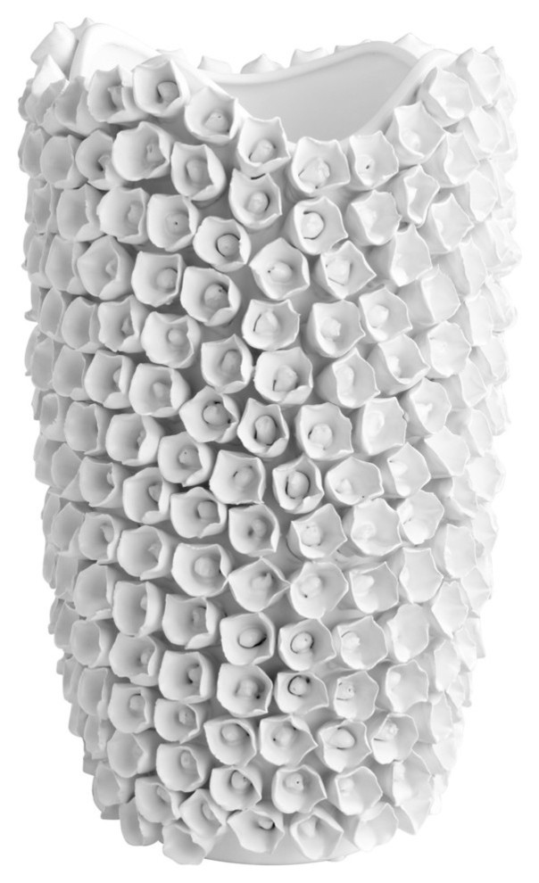 Cyan Design 06071 White Large White Rose Vase