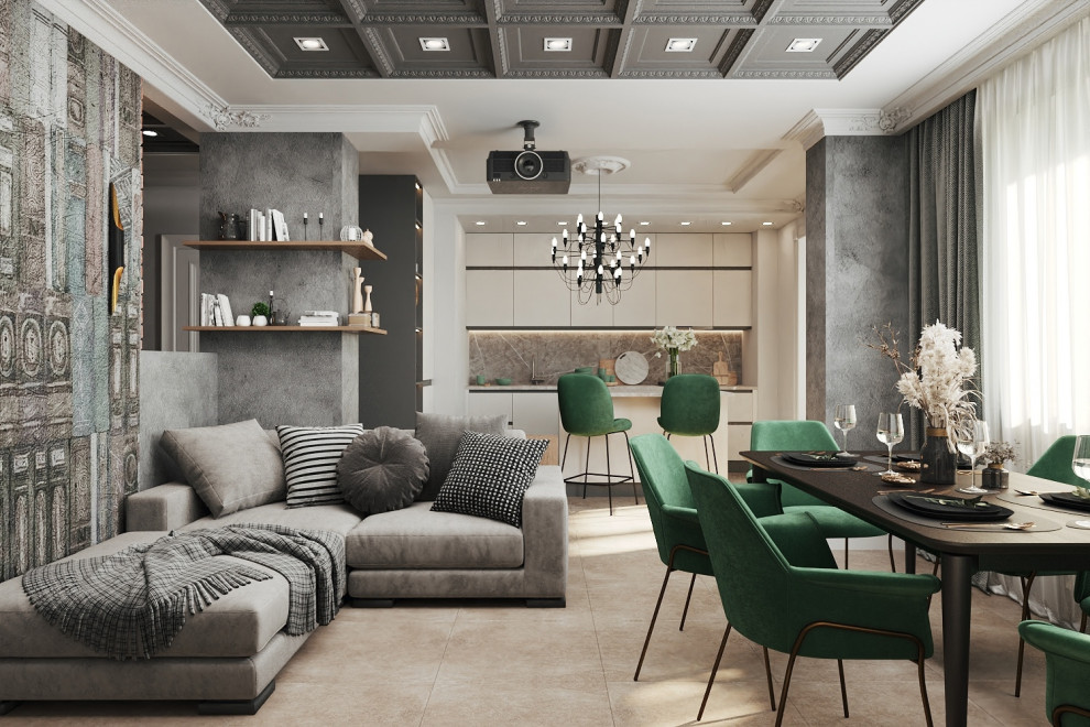 квартира в стиле фьюжн