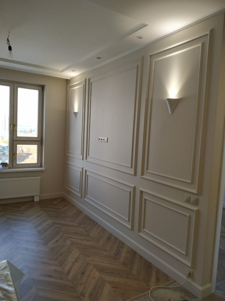 Светлый интерьер однокомнатной квартиры 38 кв.м.