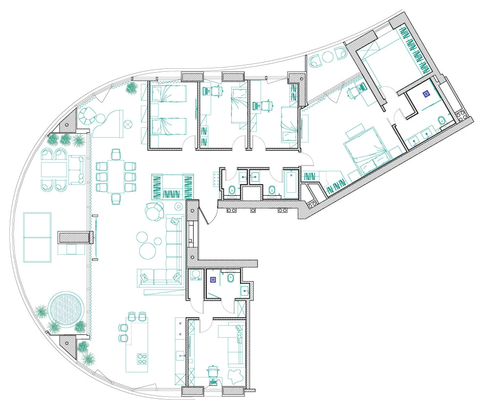 Gindi Tower apartments