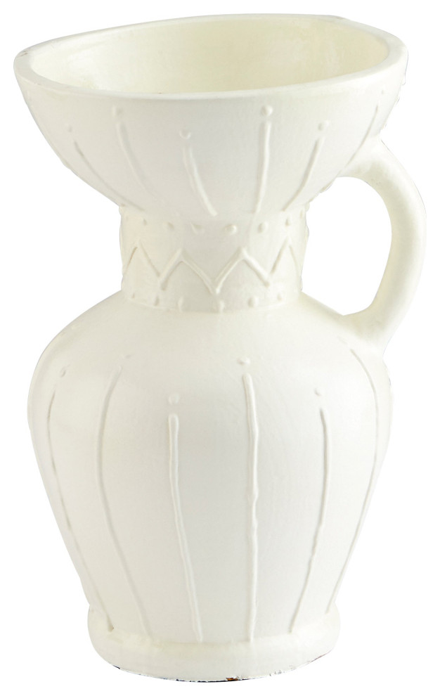 Ravine Vase, WhiteMedium