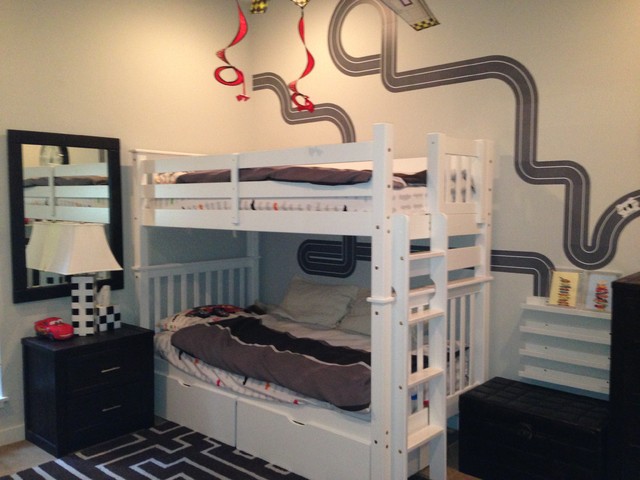 San Francisco Boys Bedroom Racing Car Theme Contemporary