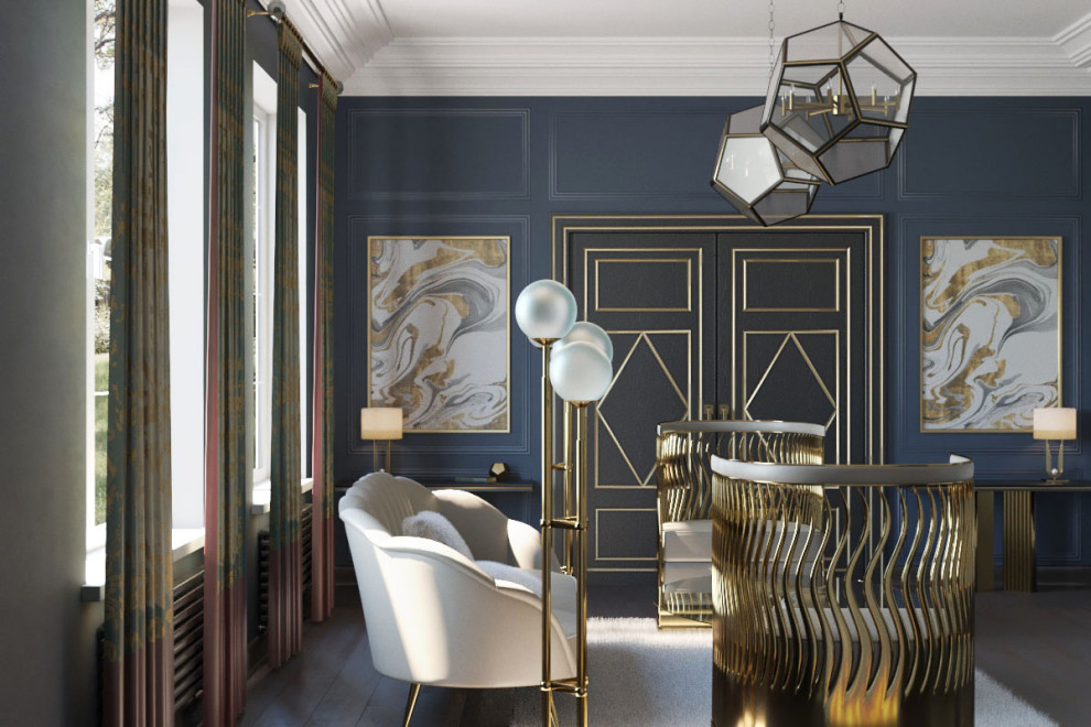 Гостиная ар-деко