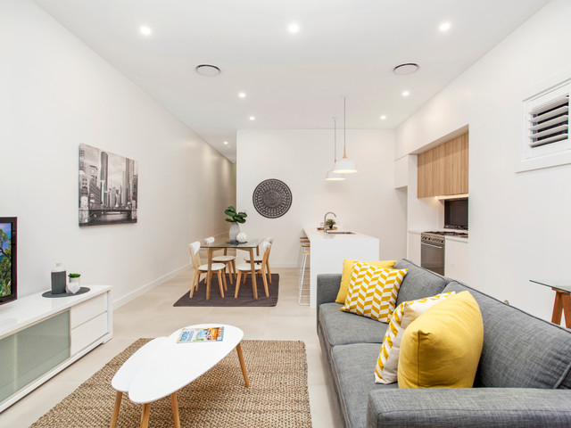 Concord Duplex contemporary-vardagsrum