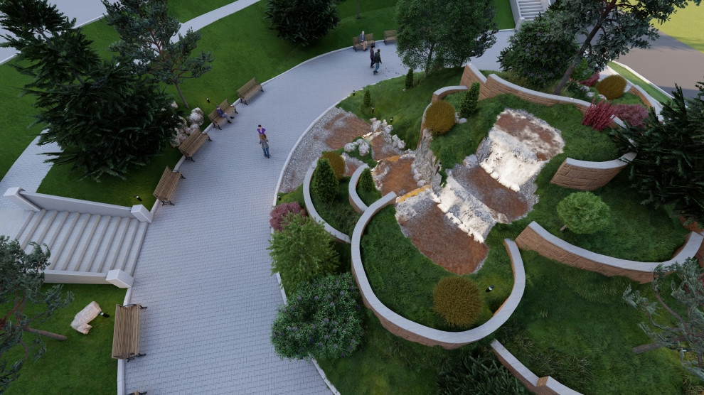 Визуализация городского парка