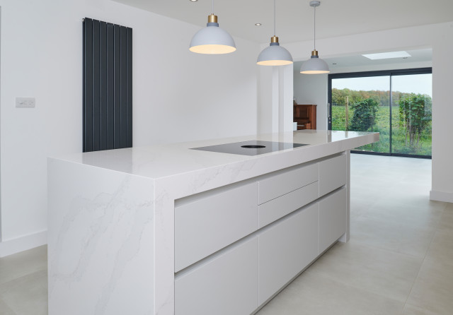 Contemporary kitchen for a new Extension contemporary-koek