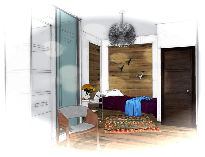 Эскиз к проекту квартиры