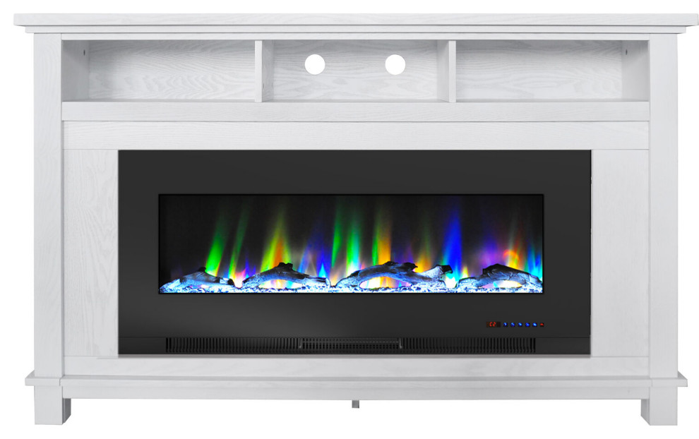 Winchester Electric Fireplace TV Stand and ColorChanging LED Heater