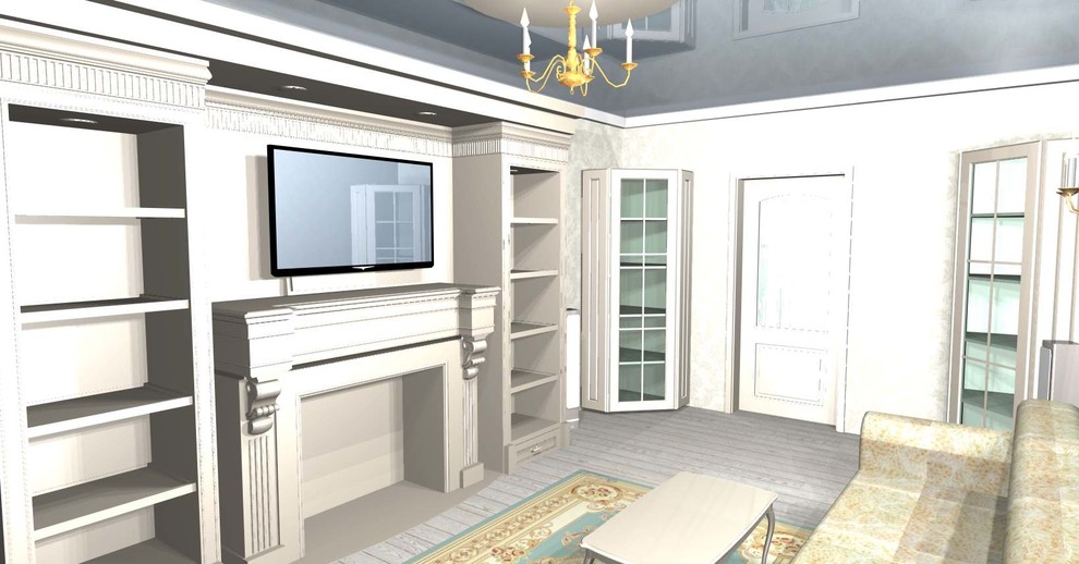 Варианты отделки гостиной