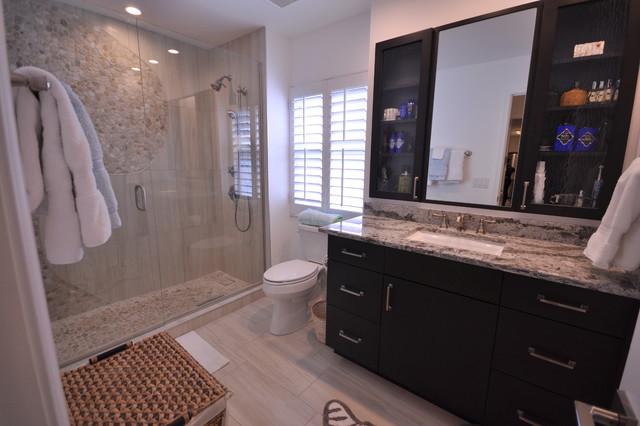 Downtown Naples contemporary-bathroom