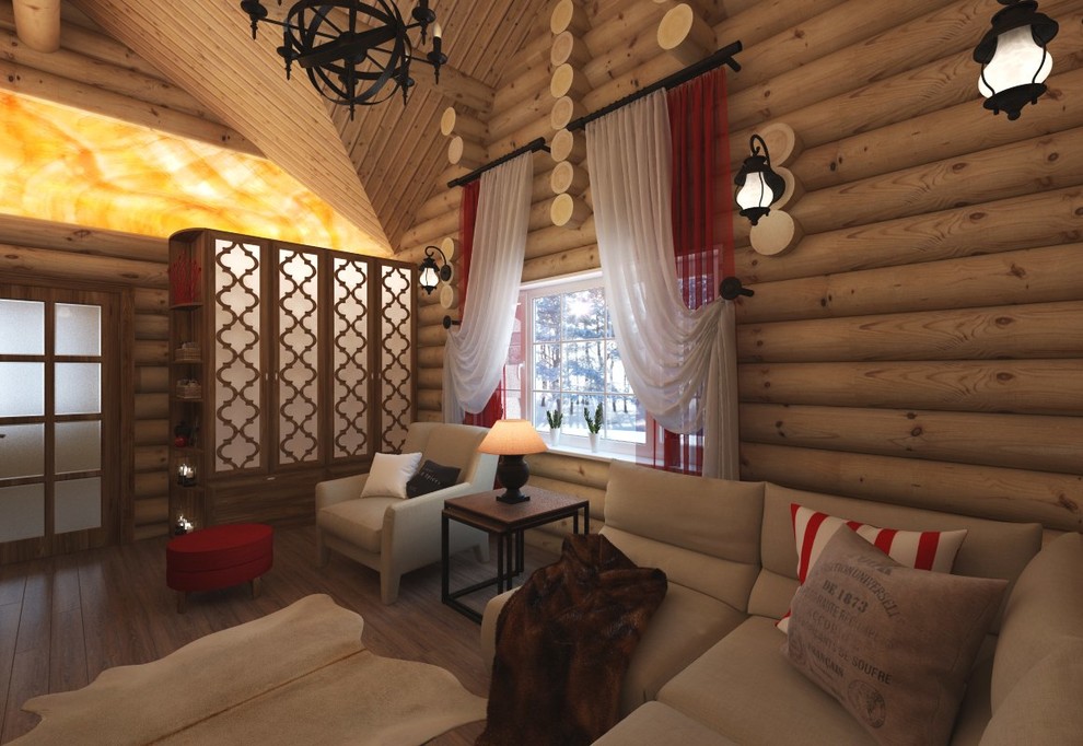 Гостевой дом с сауной для молодой пары, 41 кв.м.