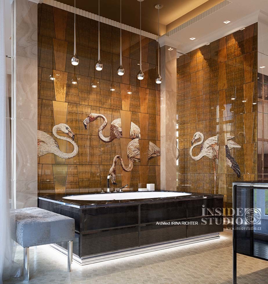 Дизайн интерьера ванной комнаты