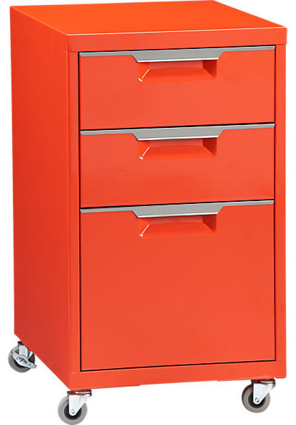 TPS Bright Orange File Cabinet