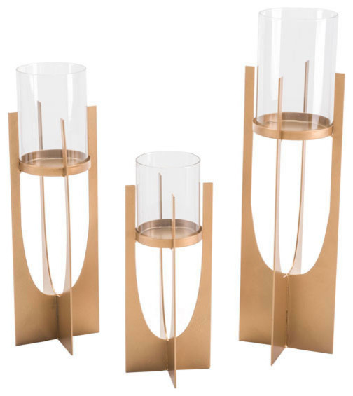 Equis Candle Holder Contemporary Candleholders By Zuo Modern Contemporary Houzz