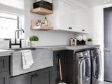 Beach Style Laundry Room by Brandon Architects, Inc.