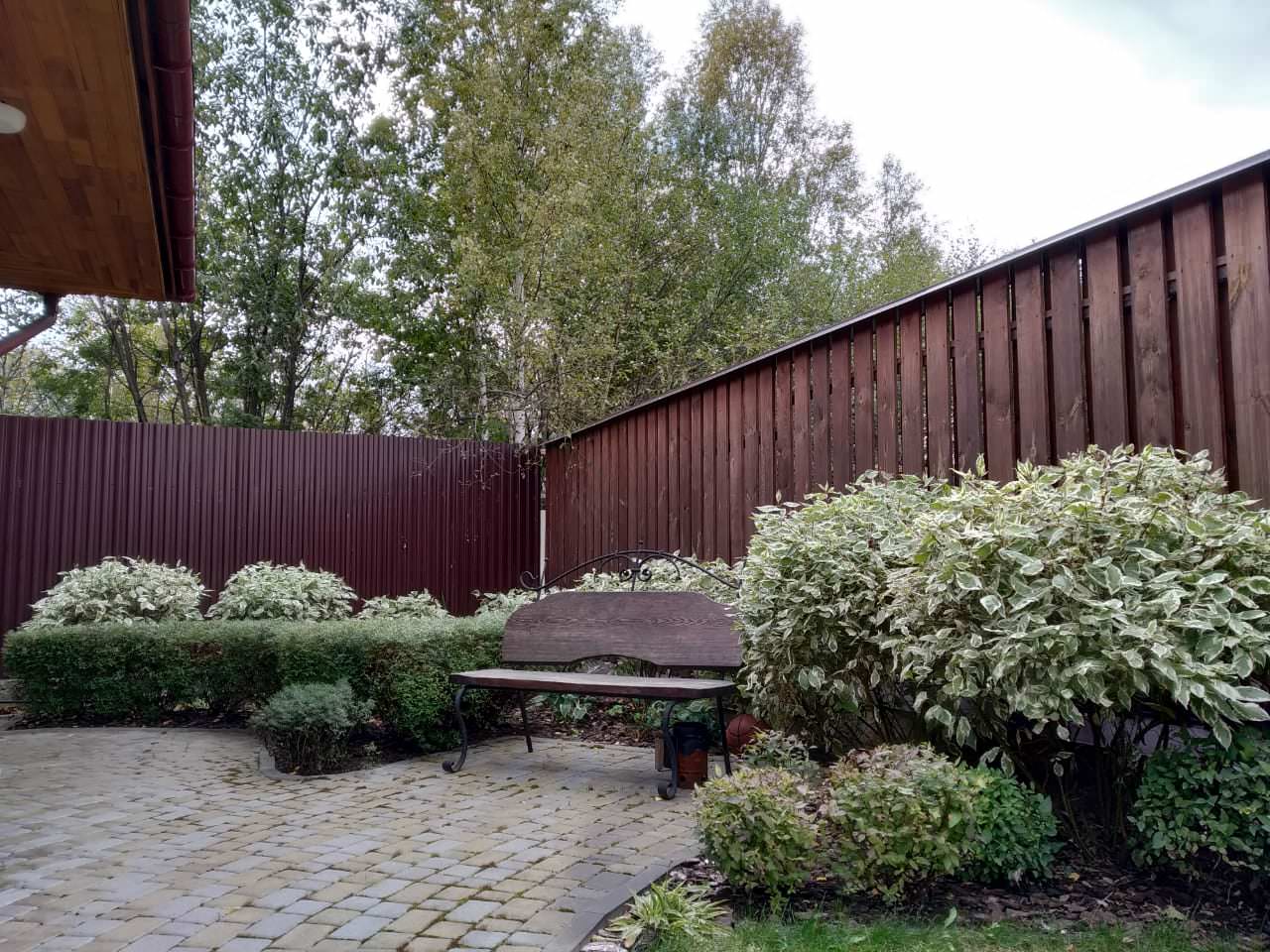 Внутренний дворик таунхауса