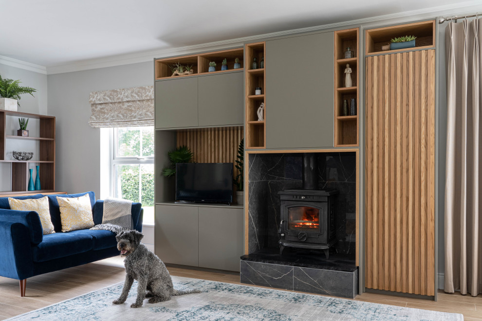 Heath Residence Contemporary Living Room Other by AlenaCDesign