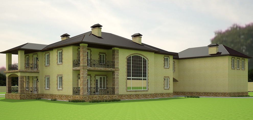 Загородный дом в английском стиле,оборудованный тепловым насосом