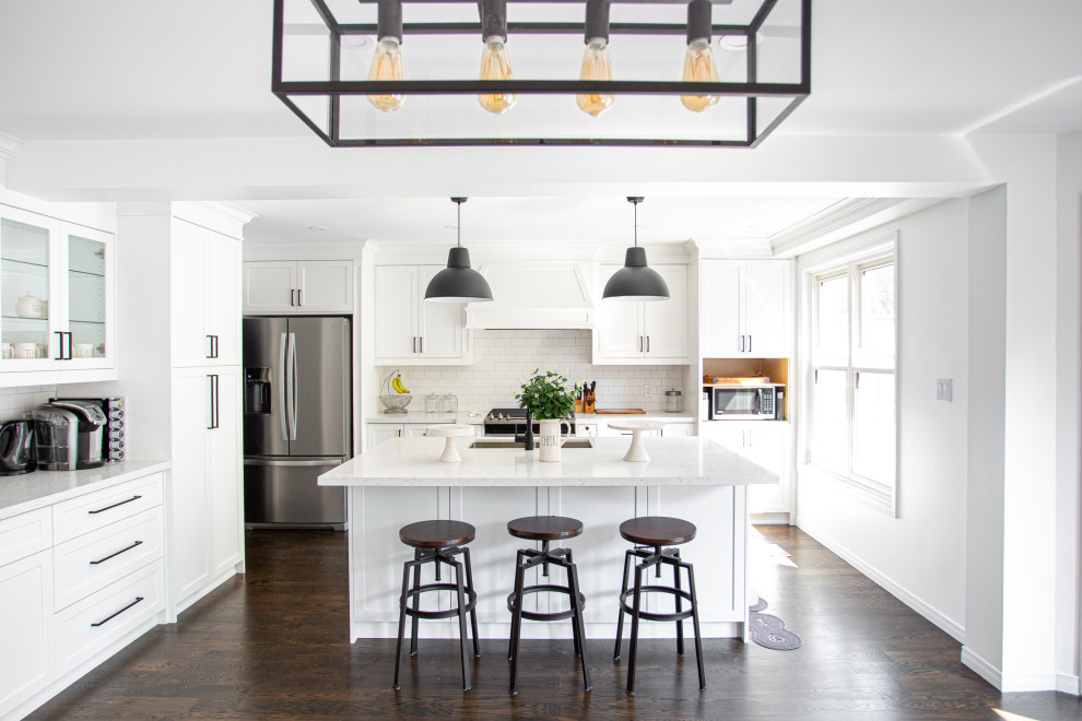 Kitchen - transitional kitchen idea in Toronto
