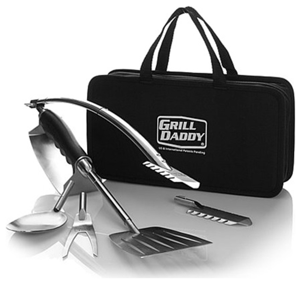 Grill Daddy 6 in 1 Camping & Tailgating Tool Set Contemporary Grill