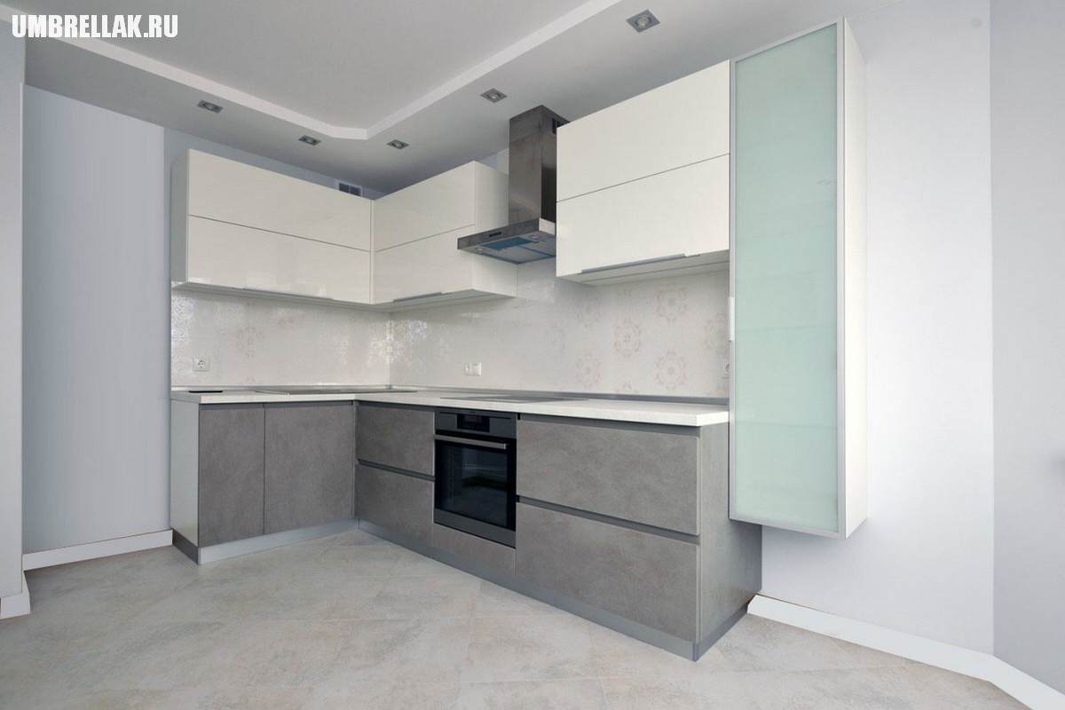Кухня из керамики Oxide Grigio.