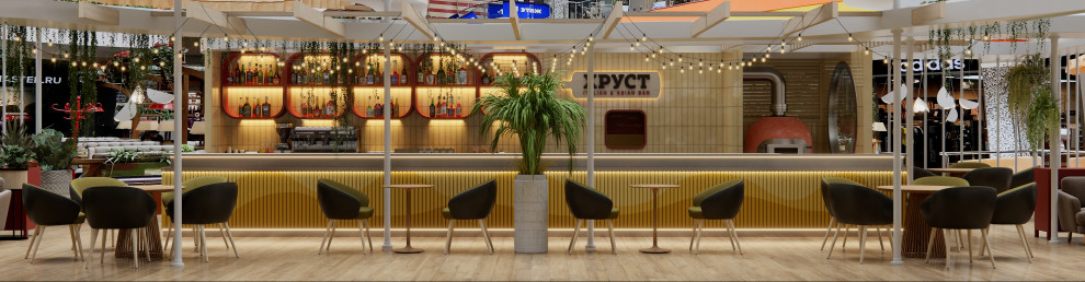 Дизайн интерьера кафе