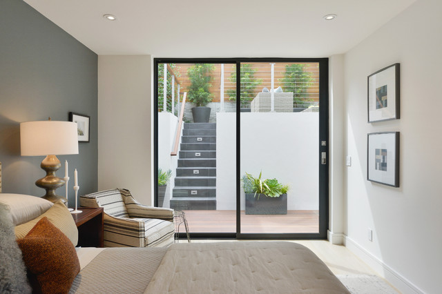 Duboce Park Duplex modern-schlafzimmer