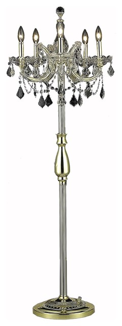 Maria Theresa Floor Lamp, Gold, 19