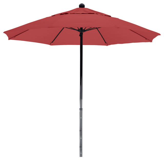 7.5 Foot Olefin Fabric Fiberglass Frame Pulley Lift Patio Market