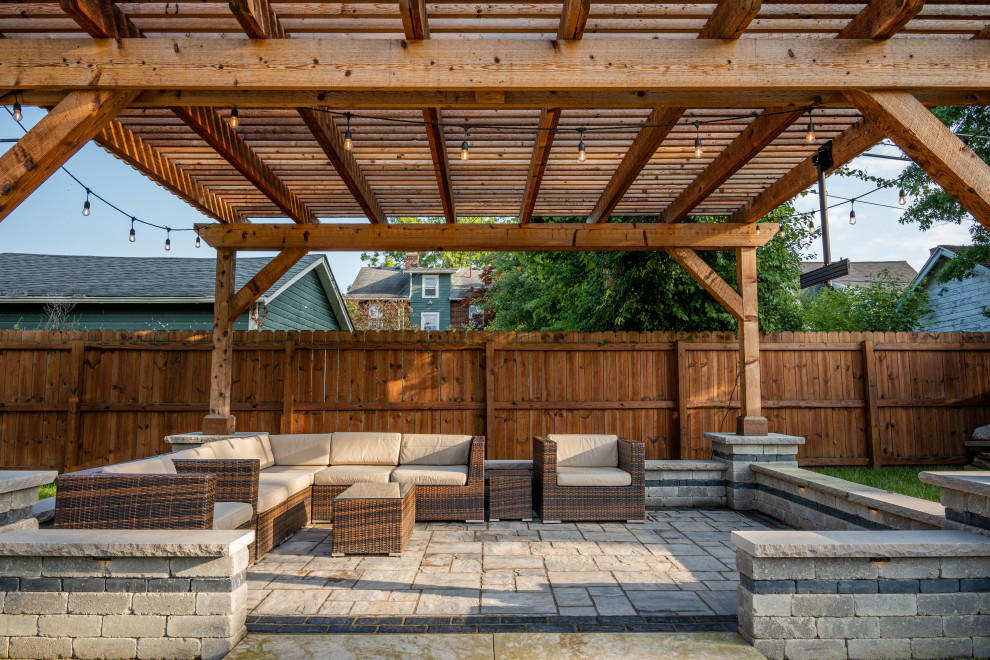 Cedar pergola