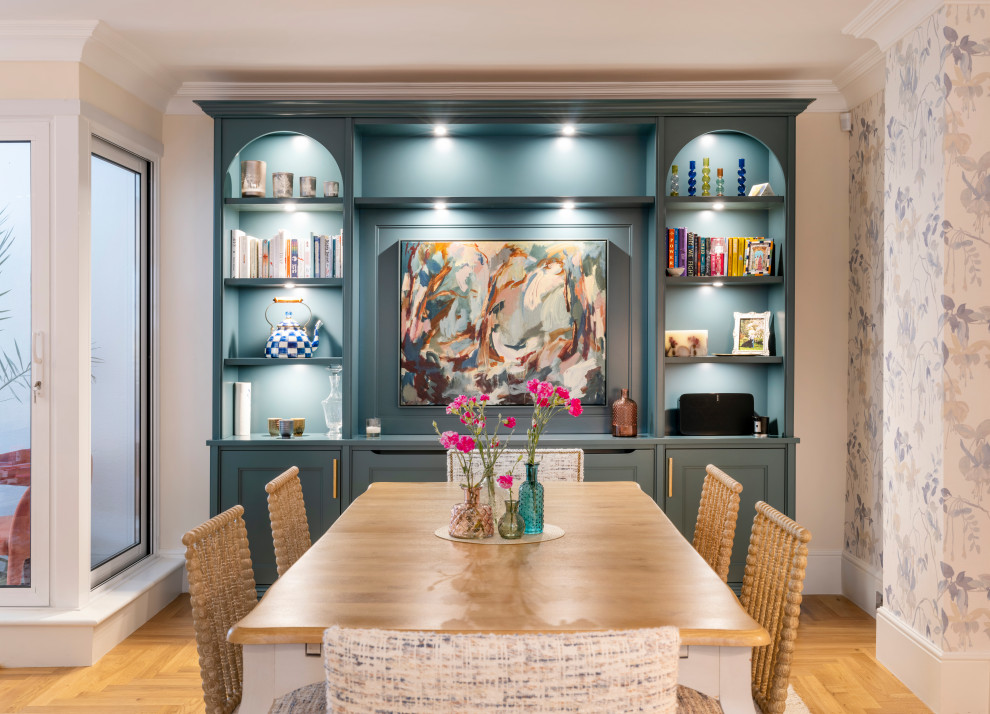 Beautiful Bespoke Wall Unit with Custom Storage