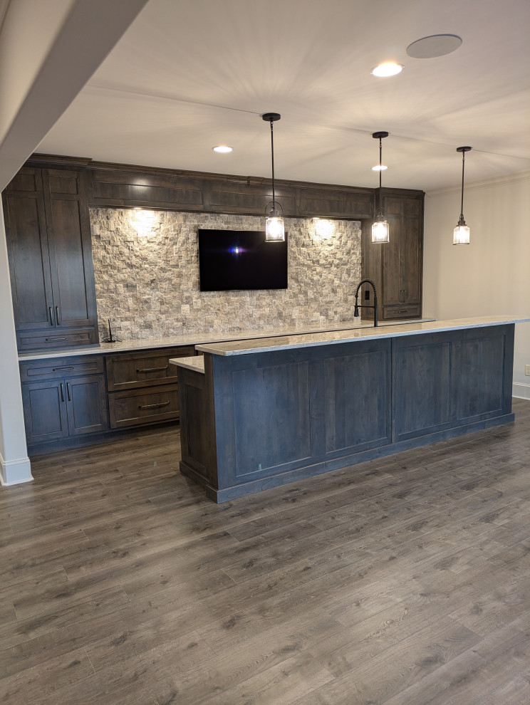Upscale Full  Basement Design, Renovation, & Decor