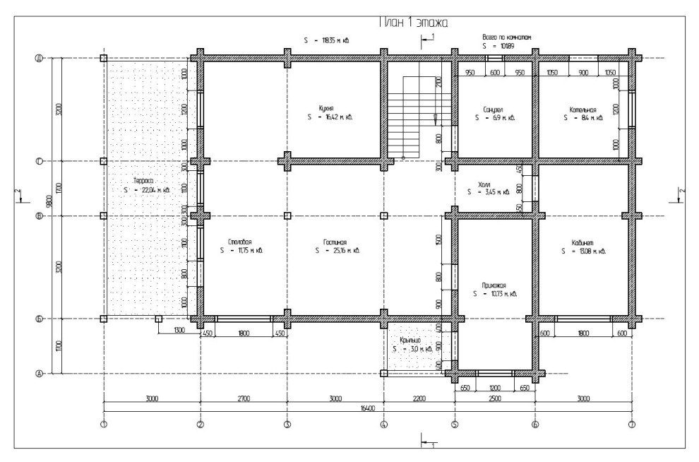 Проект 120 индивидуальный жилой дом