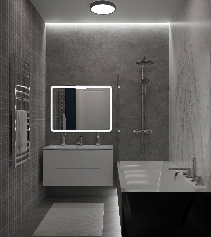 С/у и ванная комната в квартире холостяка, г. Краснодар, ул. Стахановская, д.1